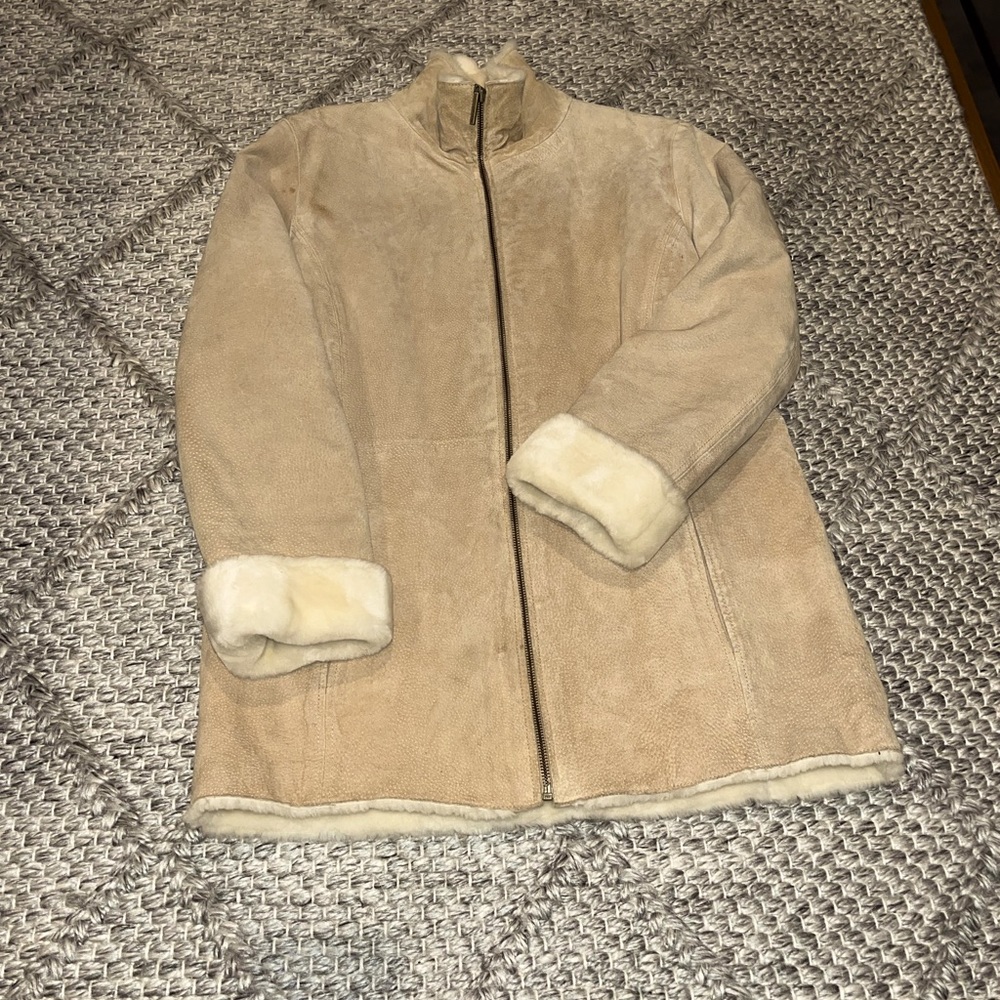 London Fog leather coat/jacket